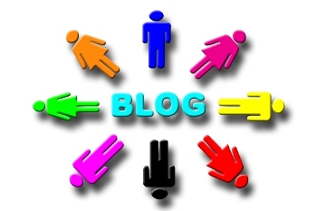 This graphic image representing the concept of blogs and blogging was created by Steve Woods from Colchester, UK.